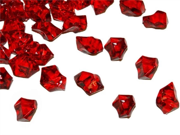 Silkflowersfactory Burgundy Acrylic Ice Rock Crystals Wedding Party Event Table Vase Decoration - 300/pk 3 Silkflowersfactory Burgundy Acrylic Ice Rock Crystals Wedding Party Event Table Vase Decoration - 300/pk