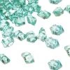 Silkflowersfactory Vase Filler Turquoise Acrylic Ice Rock Crystals Wedding Party Event Table Vase Decoration - 300/pk 2 Silkflowersfactory Vase Filler Turquoise Acrylic Ice Rock Crystals Wedding Party Event Table Vase Decoration - 300/pk