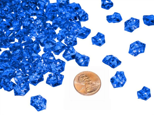 Silkflowersfactory Ocean Blue Mini Acrylic Ice Rock Crystals Wedding Party Event Table Vase Decoration - 400/pk 3 Silkflowersfactory Ocean Blue Mini Acrylic Ice Rock Crystals Wedding Party Event Table Vase Decoration - 400/pk