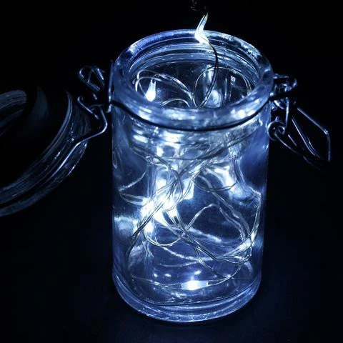 Silkflowersfactory LED Lighting 90" White Starry String Lights Battery Operated With 20 Micro Bright LEDs 5 Silkflowersfactory LED Lighting 90" White Starry String Lights Battery Operated With 20 Micro Bright LEDs