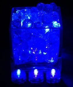 Silkflowersfactory Submersible LED Waterproof Light RGB For Vase Wedding Party Fish Tank - Blue-12pcs Flower Vases & Decorations 8 Silkflowersfactory Submersible LED Waterproof Light RGB For Vase Wedding Party Fish Tank - Blue-12pcs Flower Vases & Decorations