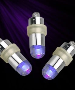 Silkflowersfactory Light The Way 12pcs Purple LED Floralyte Vase Lights Flower Vases & Decorations