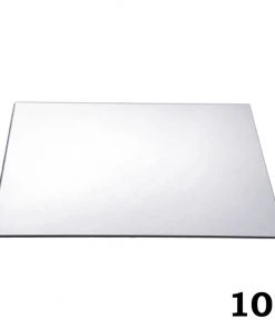 Silkflowersfactory 10" Square Glass Mirror - Pack Of 6 Flower Vases & Decorations