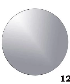 Silkflowersfactory 12" Round Circle Glass Mirror - Pack Of 4