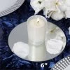Silkflowersfactory Flower Vases & Decorations 6" Round Cirle Glass Mirror - Pack Of 6