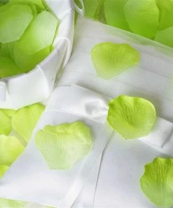 Silkflowersfactory 500 Silk Rose Petals For Wedding Party Table Confetti Decoration - Mint
