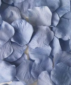 Silkflowersfactory 500 Silk Rose Petals For Wedding Party Table Confetti Decoration - Periwinkle