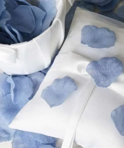 Silkflowersfactory 500 Silk Rose Petals For Wedding Party Table Confetti Decoration - Periwinkle