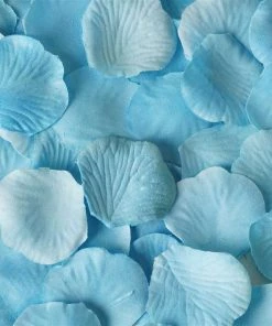 Silkflowersfactory Loose Petals & Soap Favors 500 Silk Rose Petals For Wedding Party Table Confetti Decoration - Turquoise