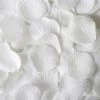 Silkflowersfactory 500 Silk Rose Petals For Wedding Party Table Confetti Decoration - White 2 Silkflowersfactory 500 Silk Rose Petals For Wedding Party Table Confetti Decoration - White