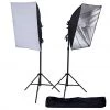 Silkflowersfactory 700W Photography Softbox Lighting Kit Photo Equipment Soft Studio Light Kit - 27 X 20" 1 Silkflowersfactory 700W Photography Softbox Lighting Kit Photo Equipment Soft Studio Light Kit - 27 X 20"