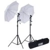 Silkflowersfactory Photography Photo Portrait Studio 400W Day Light Umbrella Continuous Lighting Kit 2 Silkflowersfactory Photography Photo Portrait Studio 400W Day Light Umbrella Continuous Lighting Kit