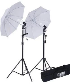 Silkflowersfactory Photography Photo Portrait Studio 400W Day Light Umbrella Continuous Lighting Kit