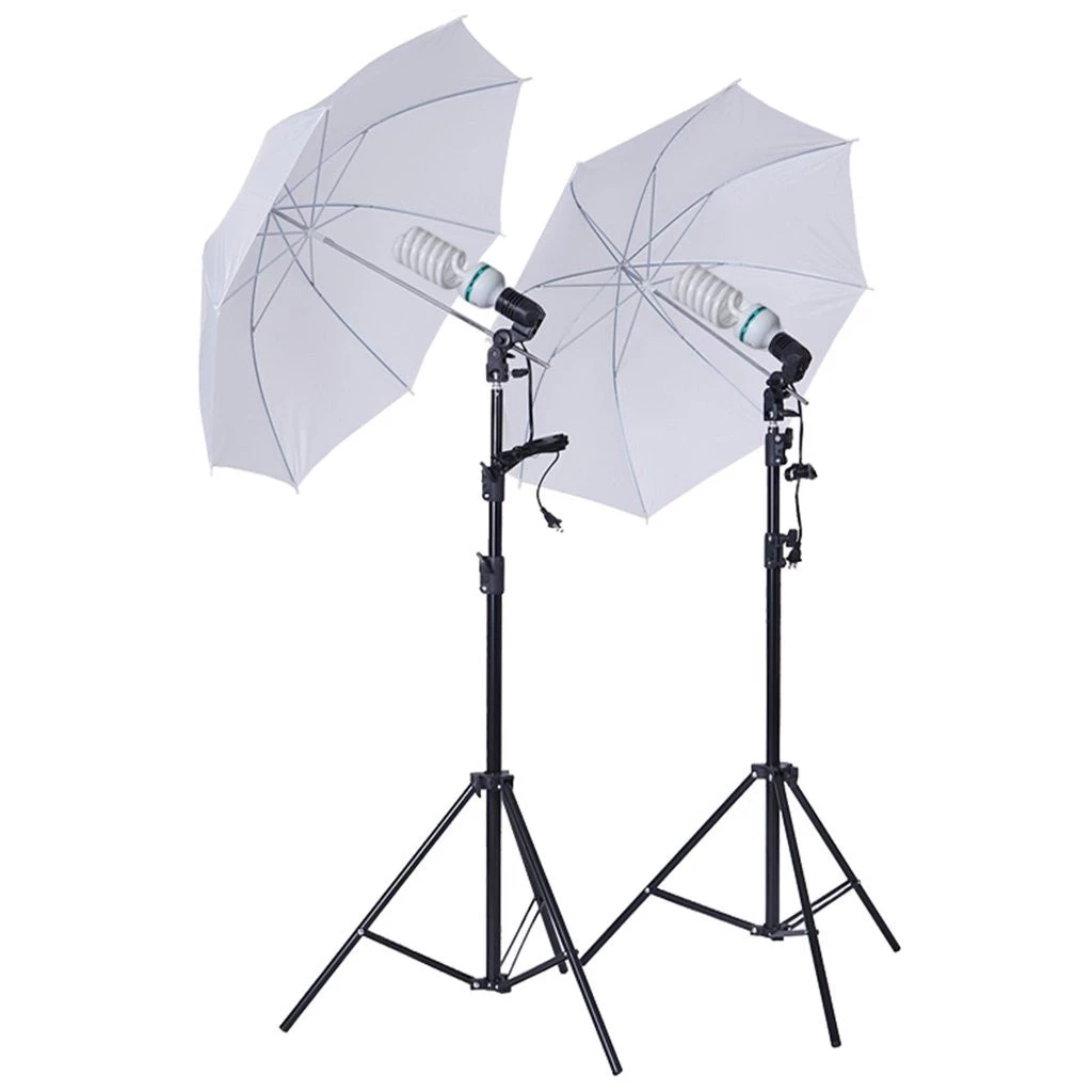Silkflowersfactory 1200 Watts White Umbrella Soft Box Continuous Lighting Photo Video Studio Kit With Chromakey Background Muslins (Green Black White) Flower Vases & Decorations 5 Silkflowersfactory 1200 Watts White Umbrella Soft Box Continuous Lighting Photo Video Studio Kit With Chromakey Background Muslins (Green Black White) Flower Vases & Decorations