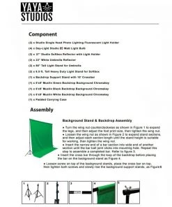 Silkflowersfactory 1200 Watts White Umbrella Soft Box Continuous Lighting Photo Video Studio Kit With Chromakey Background Muslins (Green Black White) Flower Vases & Decorations 22 Silkflowersfactory 1200 Watts White Umbrella Soft Box Continuous Lighting Photo Video Studio Kit With Chromakey Background Muslins (Green Black White) Flower Vases & Decorations