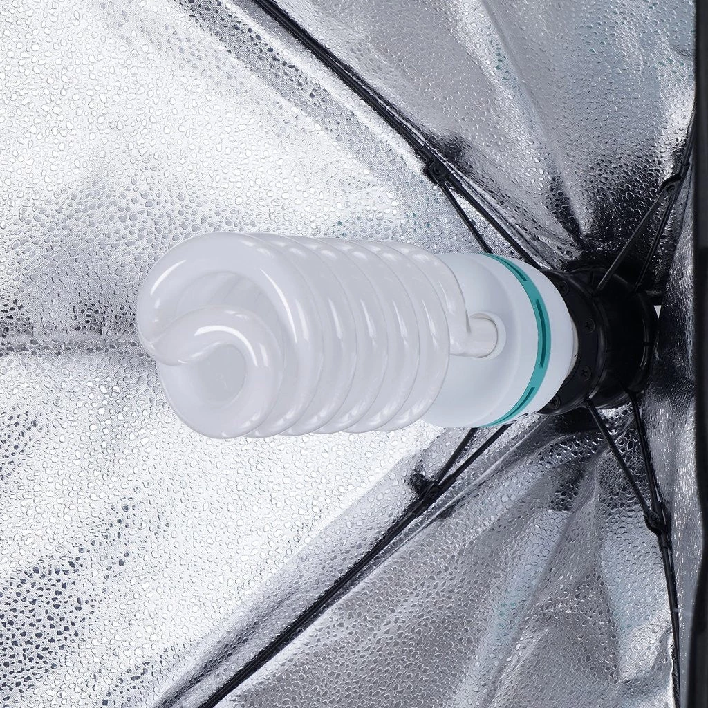 Silkflowersfactory 1200 Watts White Umbrella Soft Box Continuous Lighting Photo Video Studio Kit With Chromakey Background Muslins (Green Black White) Flower Vases & Decorations 11 Silkflowersfactory 1200 Watts White Umbrella Soft Box Continuous Lighting Photo Video Studio Kit With Chromakey Background Muslins (Green Black White) Flower Vases & Decorations