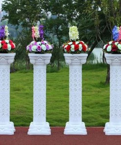 Efavormart-new Chandelier & Stands Venetian Roman PVC Columns Extension - 4/set