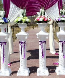 Efavormart-new Chandelier & Stands Venetian Roman PVC Columns Extension - 4/set
