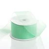 Silkflowersfactory 1.5" X 25 Yards Sheer Organza Ribbon - Mint Ribbons 1 Silkflowersfactory 1.5" X 25 Yards Sheer Organza Ribbon - Mint Ribbons