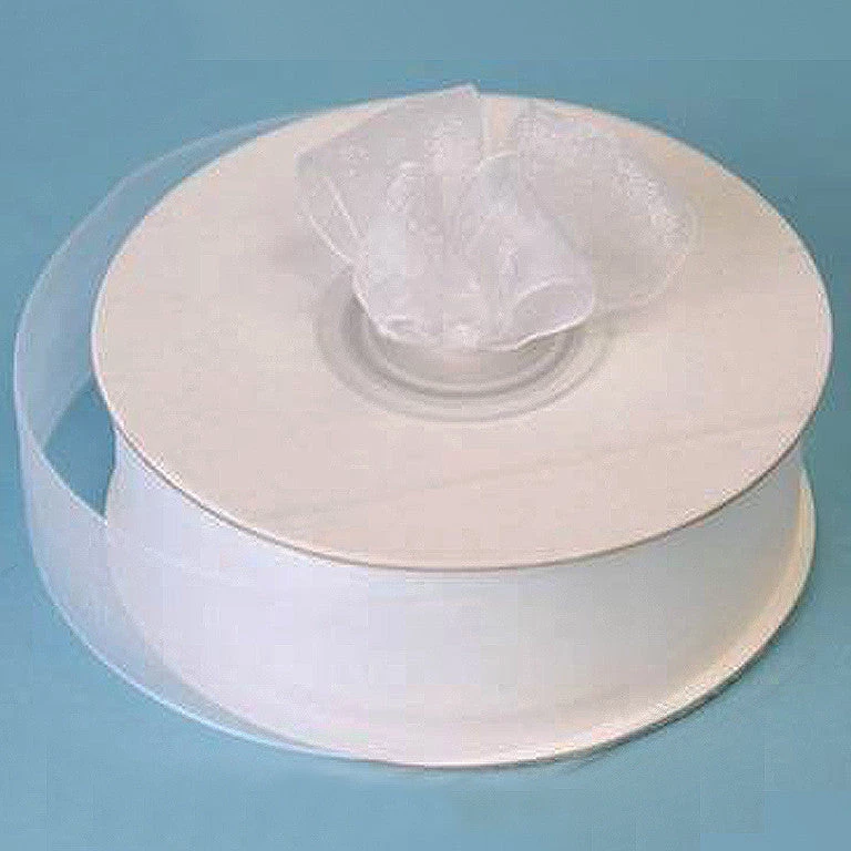 Silkflowersfactory Ribbons 7/8" X 25 Yards Sheer Organza Ribbon - White 5 Silkflowersfactory Ribbons 7/8" X 25 Yards Sheer Organza Ribbon - White