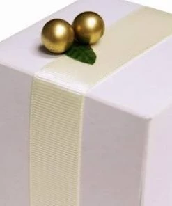 Silkflowersfactory 25 Yards 7/8" DIY Yellow Grosgrain Ribbon For Craft Dress Wedding Ribbons