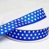Silkflowersfactory Ribbons 25 Yards 7/8" DIY Royal Blue Grosgrain Polka Dot Ribbon Wedding Party Dress Favor Gift Craft Decoration 2 Silkflowersfactory Ribbons 25 Yards 7/8" DIY Royal Blue Grosgrain Polka Dot Ribbon Wedding Party Dress Favor Gift Craft Decoration