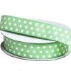 Silkflowersfactory Ribbons 25 Yards 7/8" DIY Sage Grosgrain Polka Dot Ribbon Wedding Party Dress Favor Gift Craft Decoration 1 Silkflowersfactory Ribbons 25 Yards 7/8" DIY Sage Grosgrain Polka Dot Ribbon Wedding Party Dress Favor Gift Craft Decoration