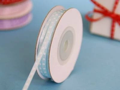 Silkflowersfactory 100 Yards 1/8" DIY Light Blue Satin Polka Dot Ribbon Wedding Party Dress Favor Gift Craft 3 Silkflowersfactory 100 Yards 1/8" DIY Light Blue Satin Polka Dot Ribbon Wedding Party Dress Favor Gift Craft