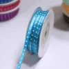 Silkflowersfactory Ribbons 100 Yards 1/8" DIY Turquoise Satin Polka Dot Ribbon Wedding Party Dress Favor Gift Craft 1 Silkflowersfactory Ribbons 100 Yards 1/8" DIY Turquoise Satin Polka Dot Ribbon Wedding Party Dress Favor Gift Craft