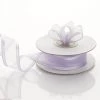 Silkflowersfactory 7/8" X 10 Yards Organza Ribbon With Wired Edge - Lavender 2 Silkflowersfactory 7/8" X 10 Yards Organza Ribbon With Wired Edge - Lavender