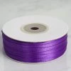 Silkflowersfactory 1/8" X 100 Yards Solid Satin Ribbon - Purple Ribbons