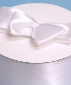 Silkflowersfactory 2" X 50 Yards Solid Satin Ribbon - White Ribbons 7 Silkflowersfactory 2