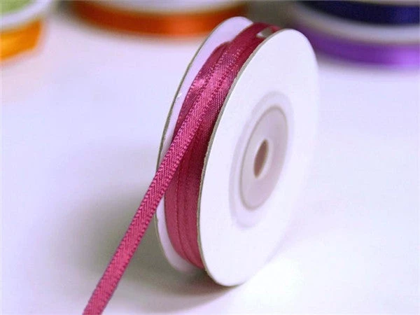 Silkflowersfactory 1/16" X 100 Yards Solid Satin Ribbon - Burgundy 5 Silkflowersfactory 1/16" X 100 Yards Solid Satin Ribbon - Burgundy