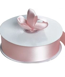 Silkflowersfactory Ribbons 1.5" X 50 Yards Solid Satin Ribbon - Blush 9 Silkflowersfactory Ribbons 1.5