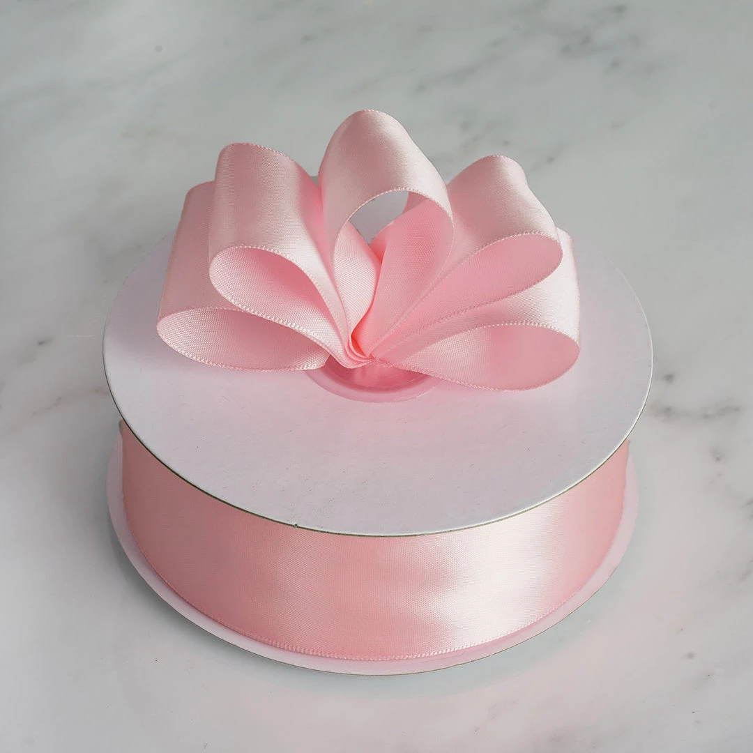 Silkflowersfactory Ribbons 1.5" X 50 Yards Solid Satin Ribbon - Blush 5 Silkflowersfactory Ribbons 1.5" X 50 Yards Solid Satin Ribbon - Blush