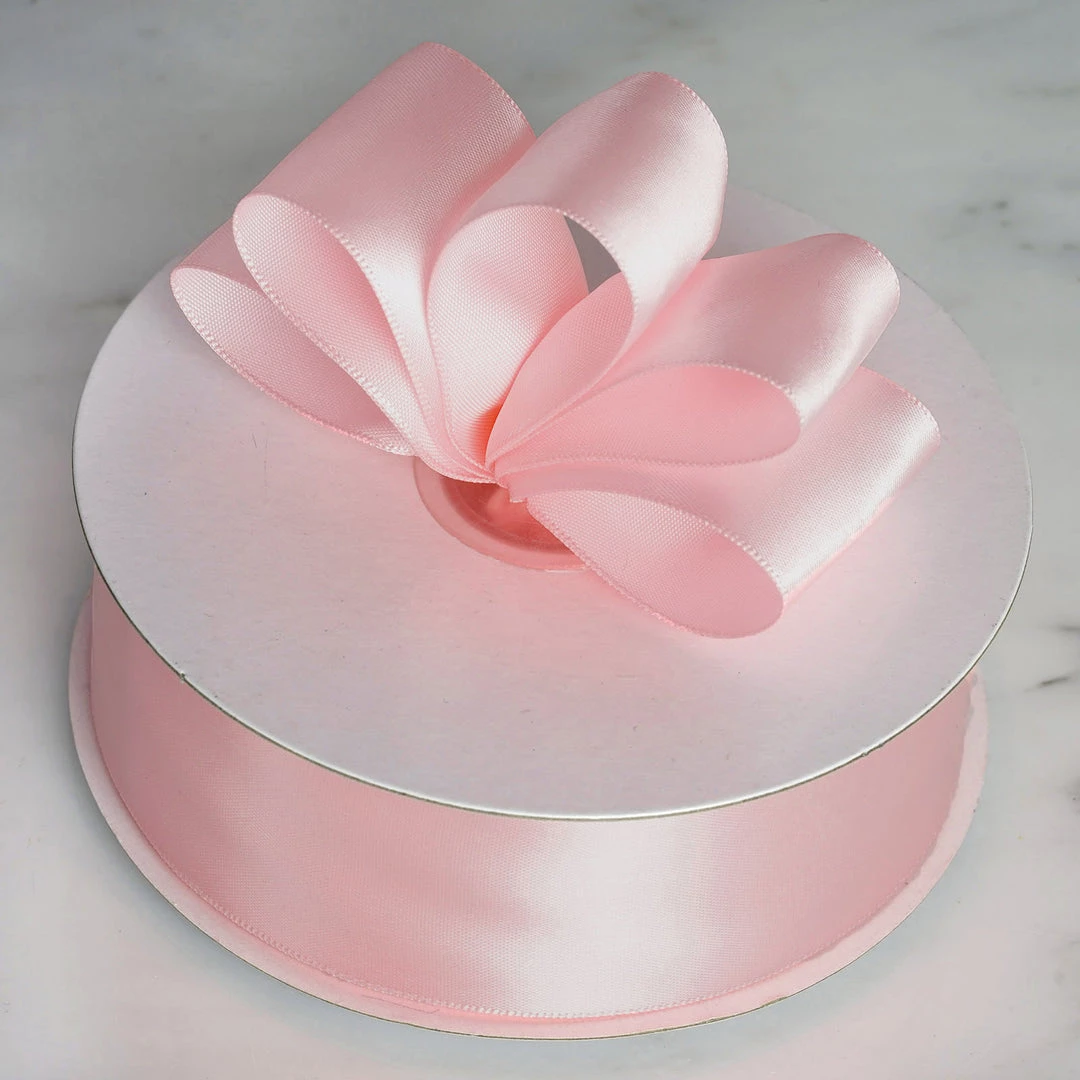 Silkflowersfactory Ribbons 1.5" X 50 Yards Solid Satin Ribbon - Blush 3 Silkflowersfactory Ribbons 1.5" X 50 Yards Solid Satin Ribbon - Blush