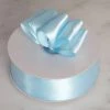 Silkflowersfactory Ribbons 1.5" X 50 Yards Solid Satin Ribbon - Baby Blue