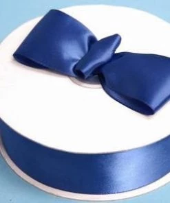 Silkflowersfactory 1.5" X 50 Yards Solid Satin Ribbon - Navy Blue 9 Silkflowersfactory 1.5