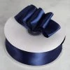 Silkflowersfactory 1.5" X 50 Yards Solid Satin Ribbon - Navy Blue 1 Silkflowersfactory 1.5" X 50 Yards Solid Satin Ribbon - Navy Blue