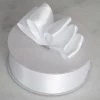 Silkflowersfactory 1.5" X 50 Yards Solid Satin Ribbon - White Ribbons 2 Silkflowersfactory 1.5" X 50 Yards Solid Satin Ribbon - White Ribbons