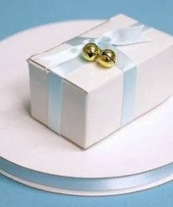 Silkflowersfactory 3/8" X 100 Yards Solid Satin Ribbon - Light Blue 7 Silkflowersfactory 3/8