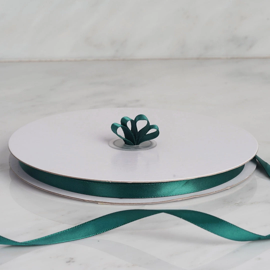 Silkflowersfactory 3/8" X 100 Yards Solid Satin Ribbon - Hunter Green Ribbons 3 Silkflowersfactory 3/8" X 100 Yards Solid Satin Ribbon - Hunter Green Ribbons