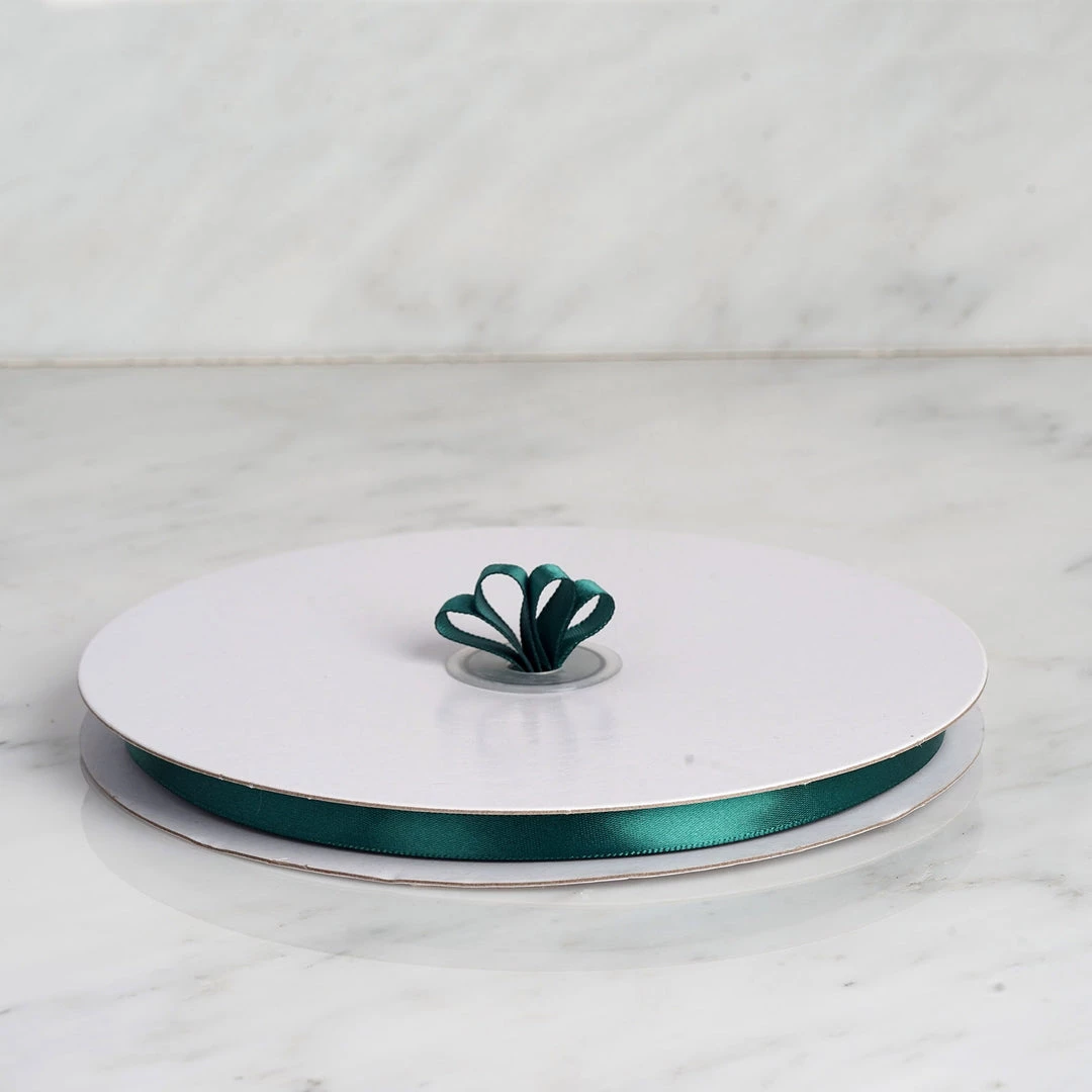 Silkflowersfactory 3/8" X 100 Yards Solid Satin Ribbon - Hunter Green Ribbons 4 Silkflowersfactory 3/8" X 100 Yards Solid Satin Ribbon - Hunter Green Ribbons