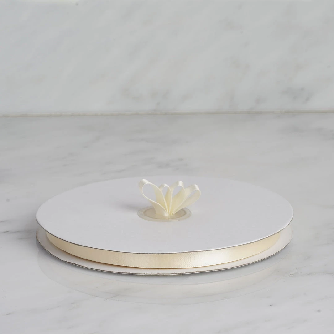 Silkflowersfactory Ribbons 3/8" X 100 Yards Solid Satin Ribbon - Ivory 4 Silkflowersfactory Ribbons 3/8" X 100 Yards Solid Satin Ribbon - Ivory