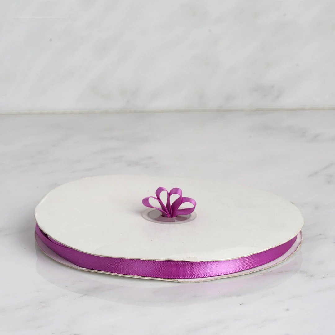 Silkflowersfactory Ribbons 3/8" X 100 Yards Solid Satin Ribbon - Purple 4 Silkflowersfactory Ribbons 3/8" X 100 Yards Solid Satin Ribbon - Purple