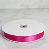 Silkflowersfactory 7/8" X 100 Yards Solid Satin Ribbon - Fuchsia Ribbons