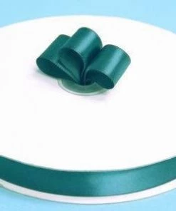 Silkflowersfactory 7/8" X 100 Yards Solid Satin Ribbon - Hunter Green Ribbons 8 Silkflowersfactory 7/8