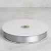 Silkflowersfactory 7/8" X 100 Yards Solid Satin Ribbon - Silver 1 Silkflowersfactory 7/8" X 100 Yards Solid Satin Ribbon - Silver