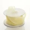 Silkflowersfactory Ribbons 1.5" X 10 Yards Organza Ribbon With Wired Edge - Yellow